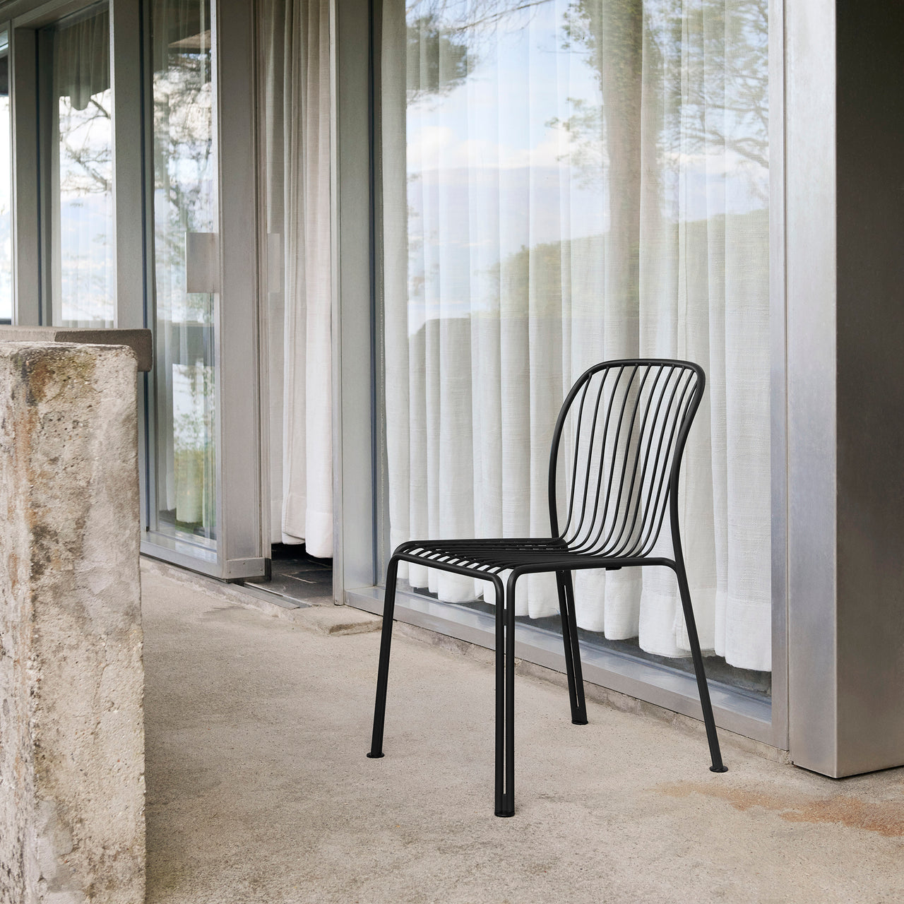 Thorvald SC94 Stacking Outdoor Side Chair: Set of 2