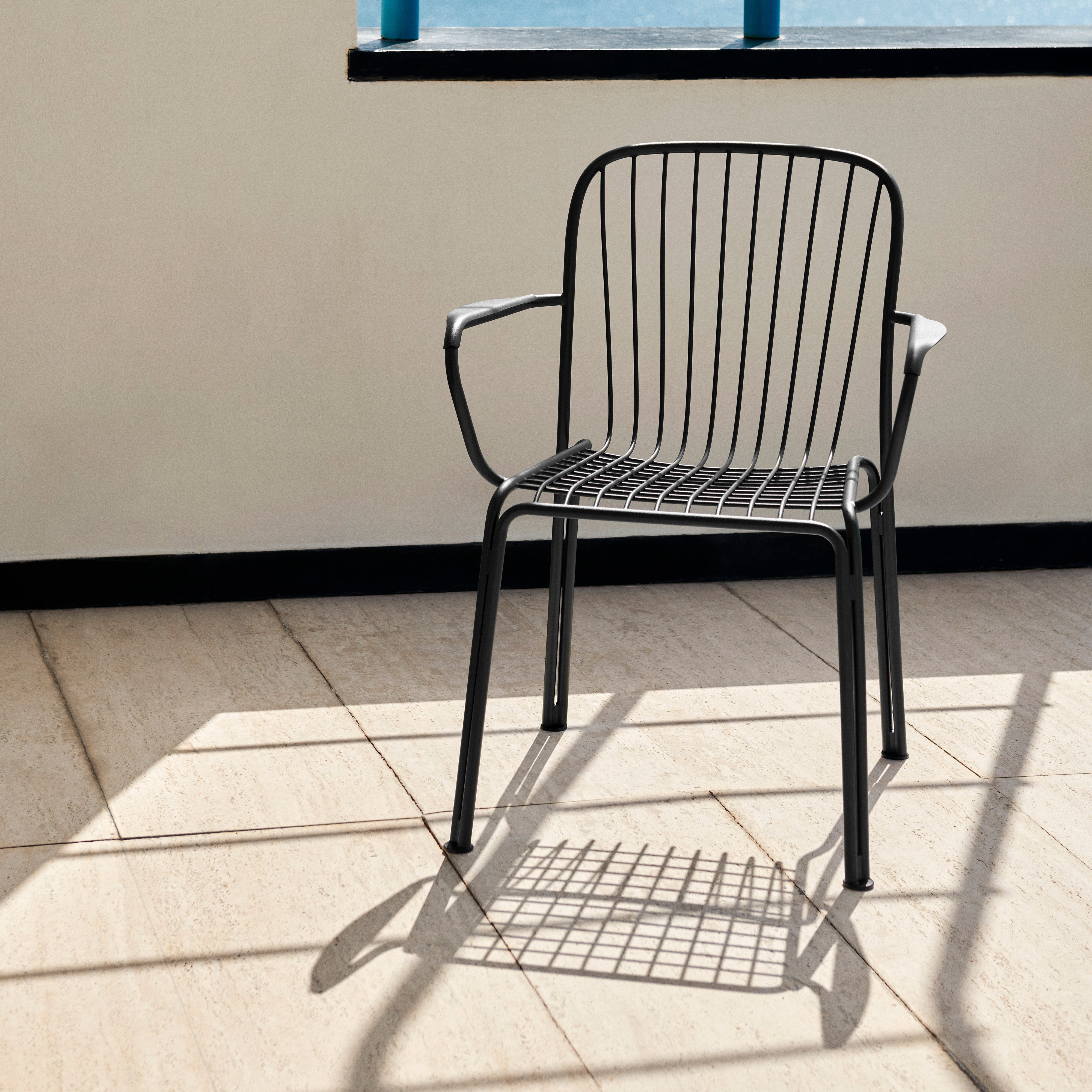Thorvald SC95 Stacking Outdoor Armchair with Cushion: Set of 2