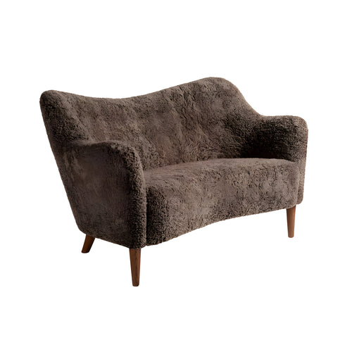 Tisso Sofa: 2 Seater: Fumed Oak + Leather Category 2