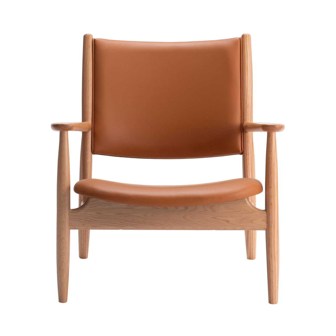 Summit Lounge Chair: Natural Oak + Fibre Natural