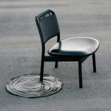 Saga Low Chair: Black Papercord Backrest + Set of 2