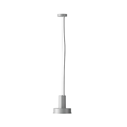 Arne S Domus Pendant Lamp: Aluminum Grey