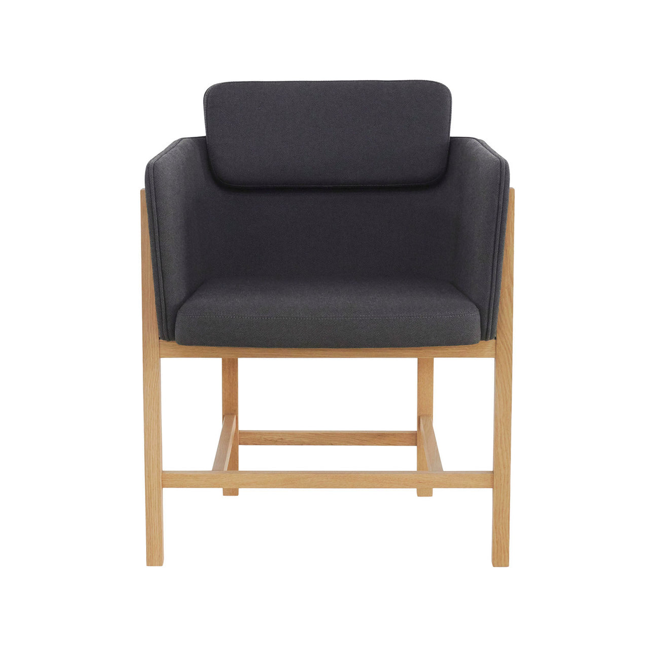 Aya Dining Armchair: Natural Oak