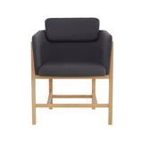 Aya Dining Armchair: Natural Oak