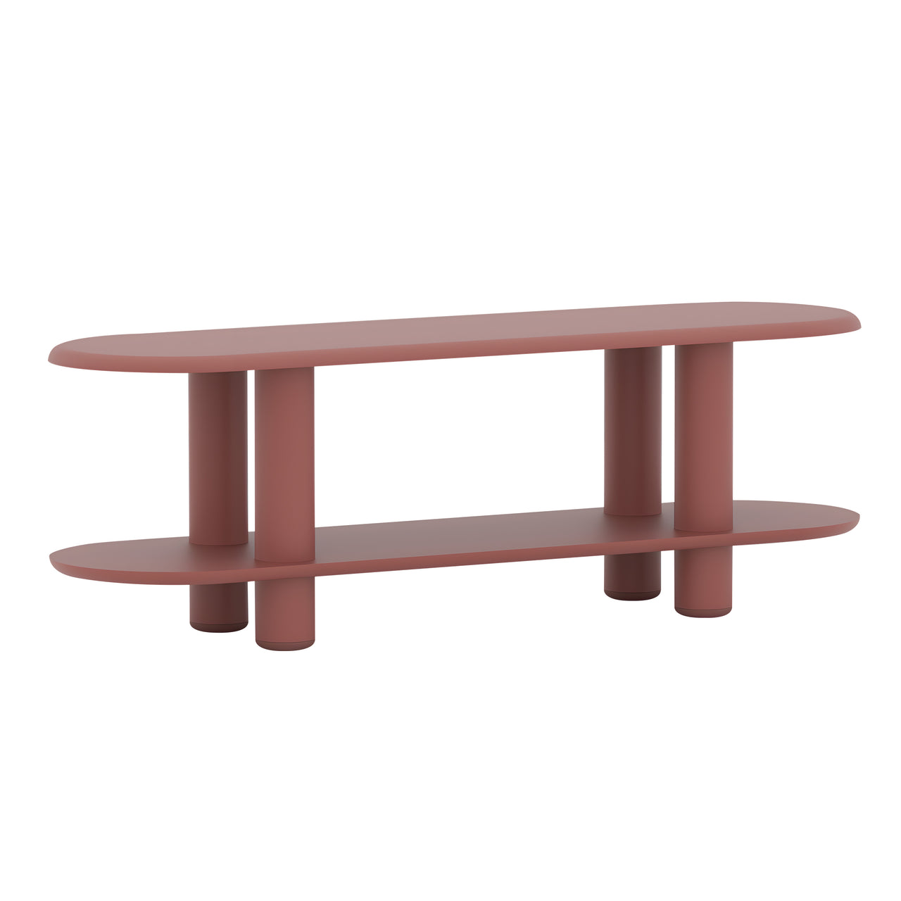 Eclipso Shelving System: Oxide Red + 2