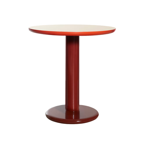 Eclipso Cafe Table: Oxide Red