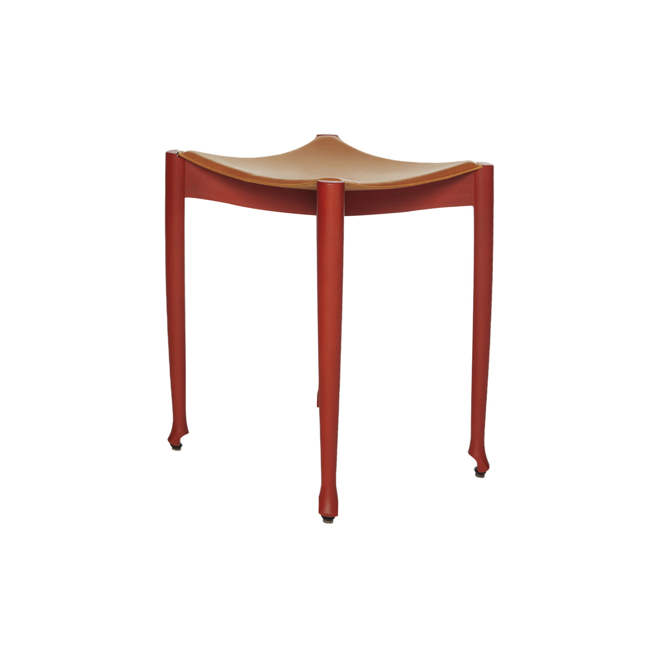Gaulino Stool: Coral Red