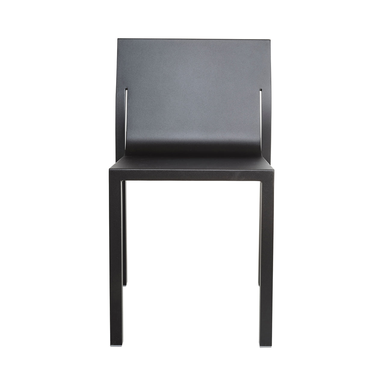 Stedelijk Stacking Chair: Quick Ship + Black Brown