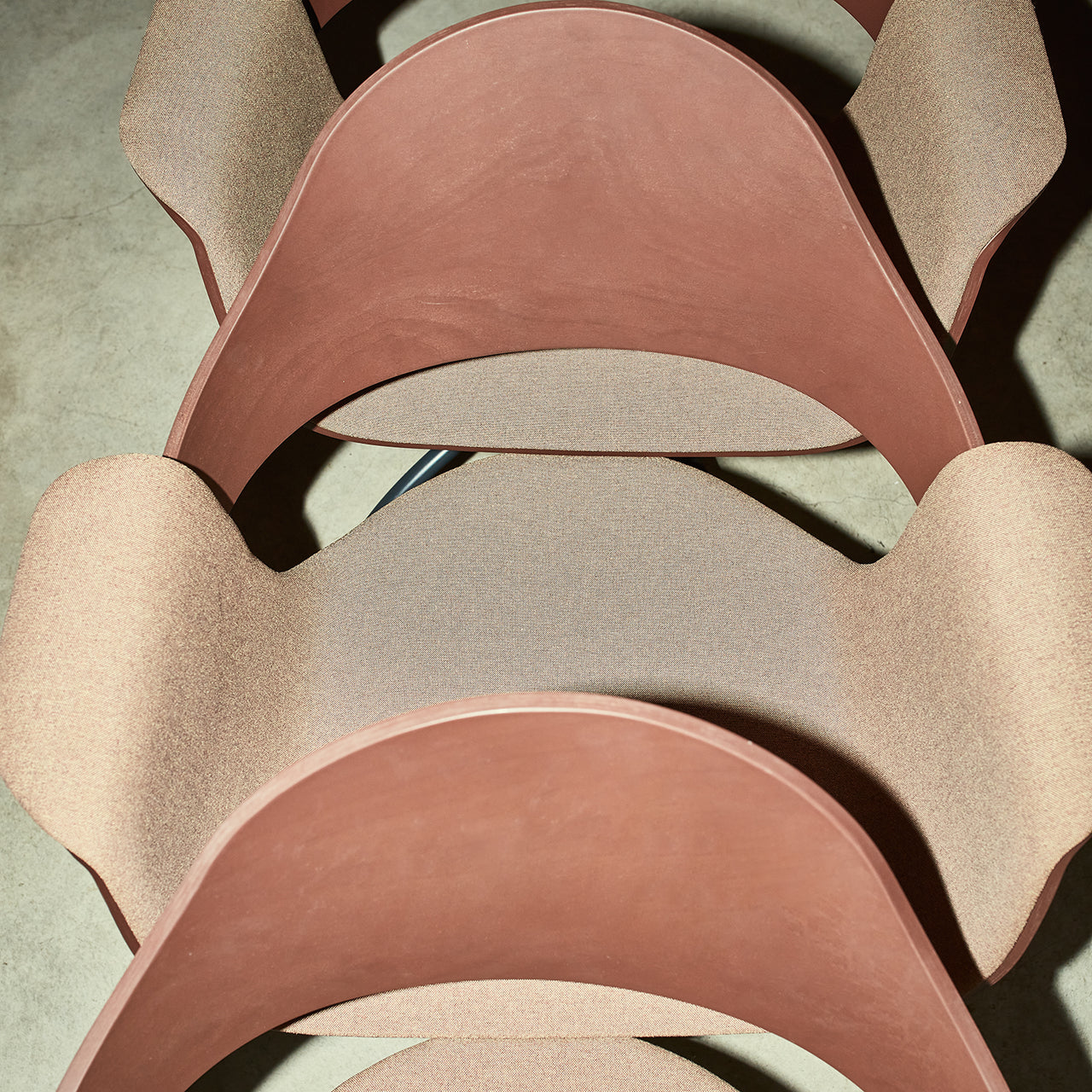 Showtime High Armchair with Swivel Base: Seat Upholstered