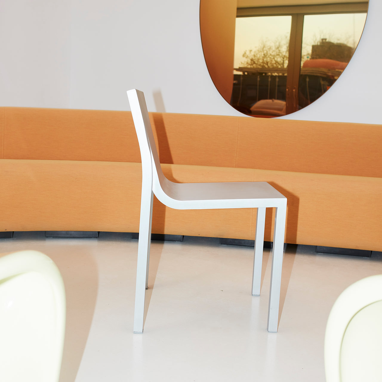 Stedelijk Stackable Chair - Aluminum: Quick Ship
