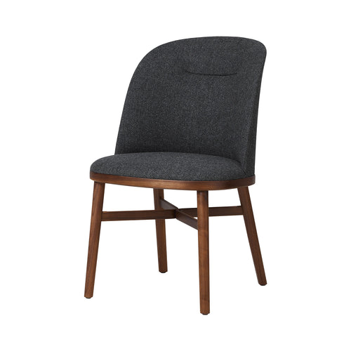 Bund Dining Chair: Natural Walnut
