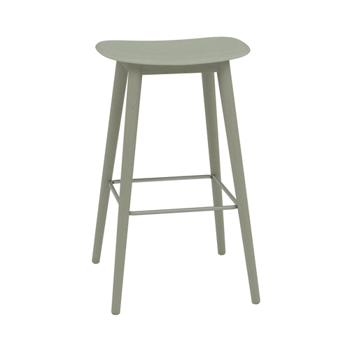 Fiber Bar + Counter Stool: Wood Base + 
Bar + Dusty Green + Dusty Green