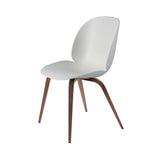 Beetle Dining Chair: Wood Base + Lunar Grey + American Walnut