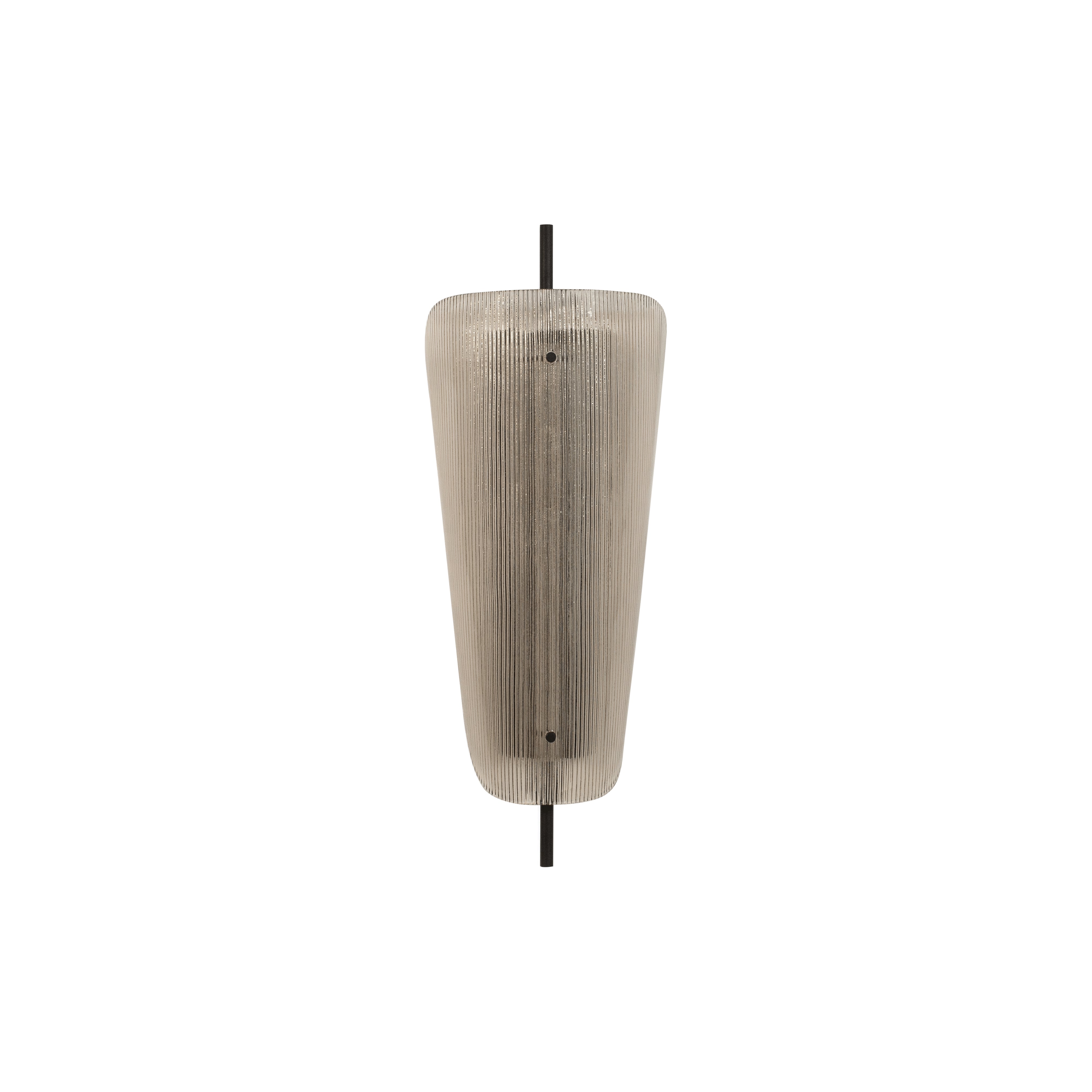 Bent Wall Lamp: Transparent