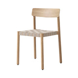 Betty Stacking Chair TK1: Set of 2 + Lacquered Solid Oak + Natural