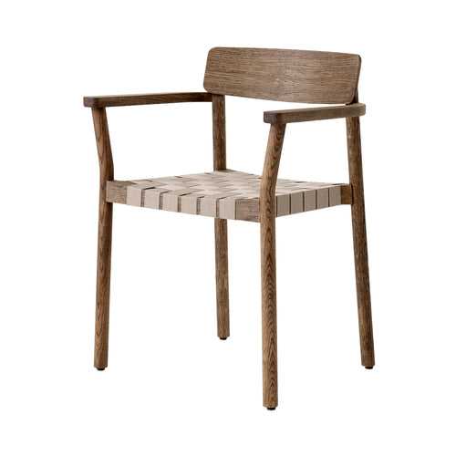 Betty Stacking Armchair TK9: Smoked Oiled Oak + Natural