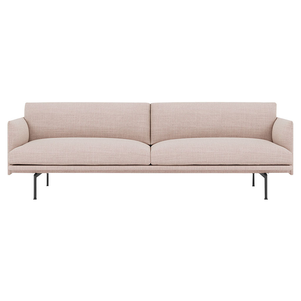 Outline 3-Seater Sofa: Black