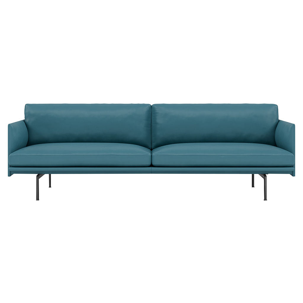 Outline 3-Seater Sofa: Black