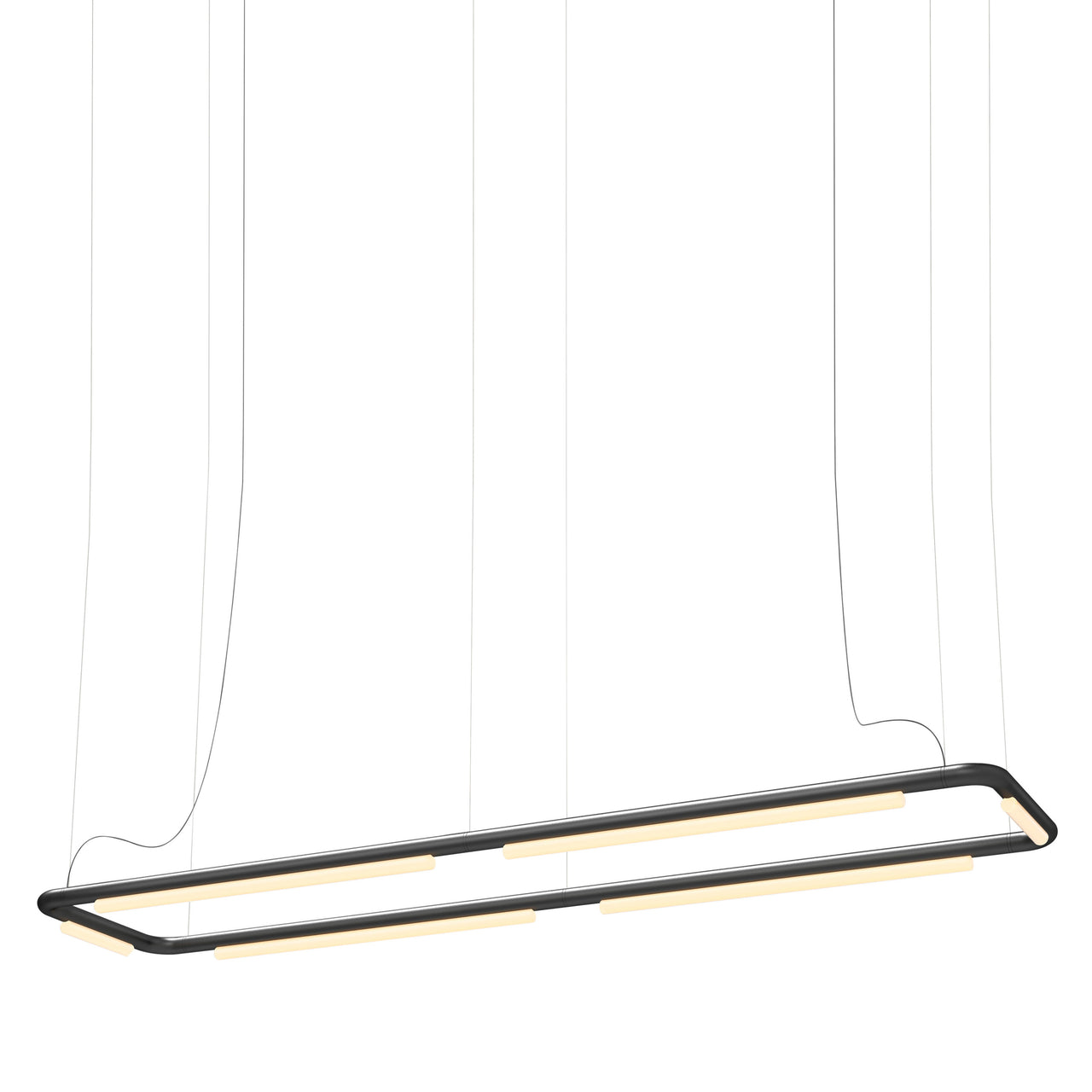 Pipeline CM8 Pendant Light: Black + Black