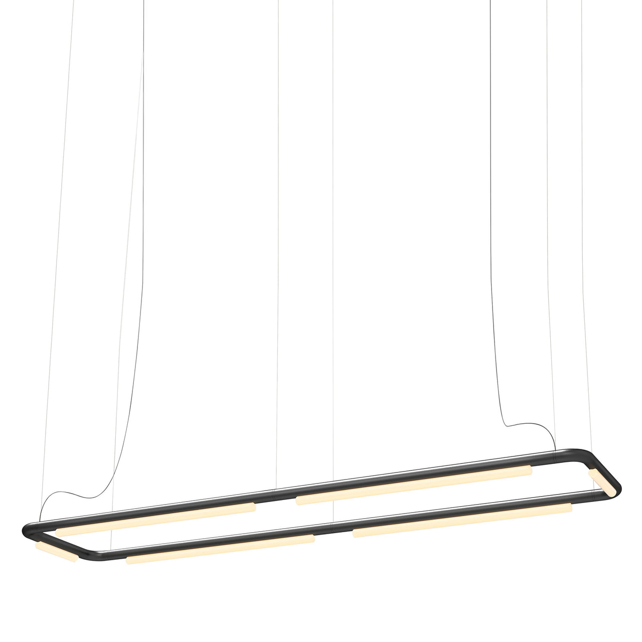 Pipeline CM8 Pendant Light: Black + Black