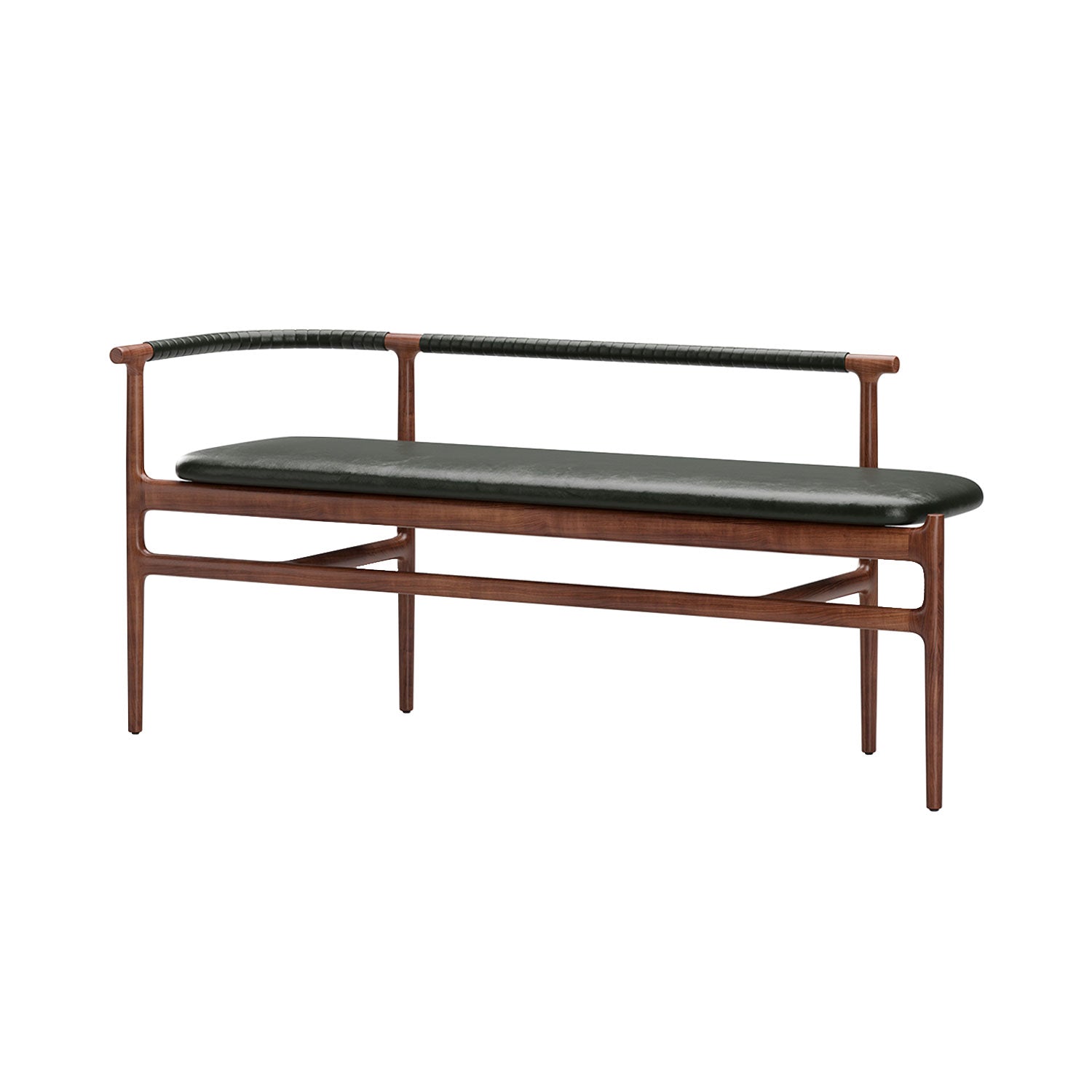 Charlie Bench: Natural Walnut