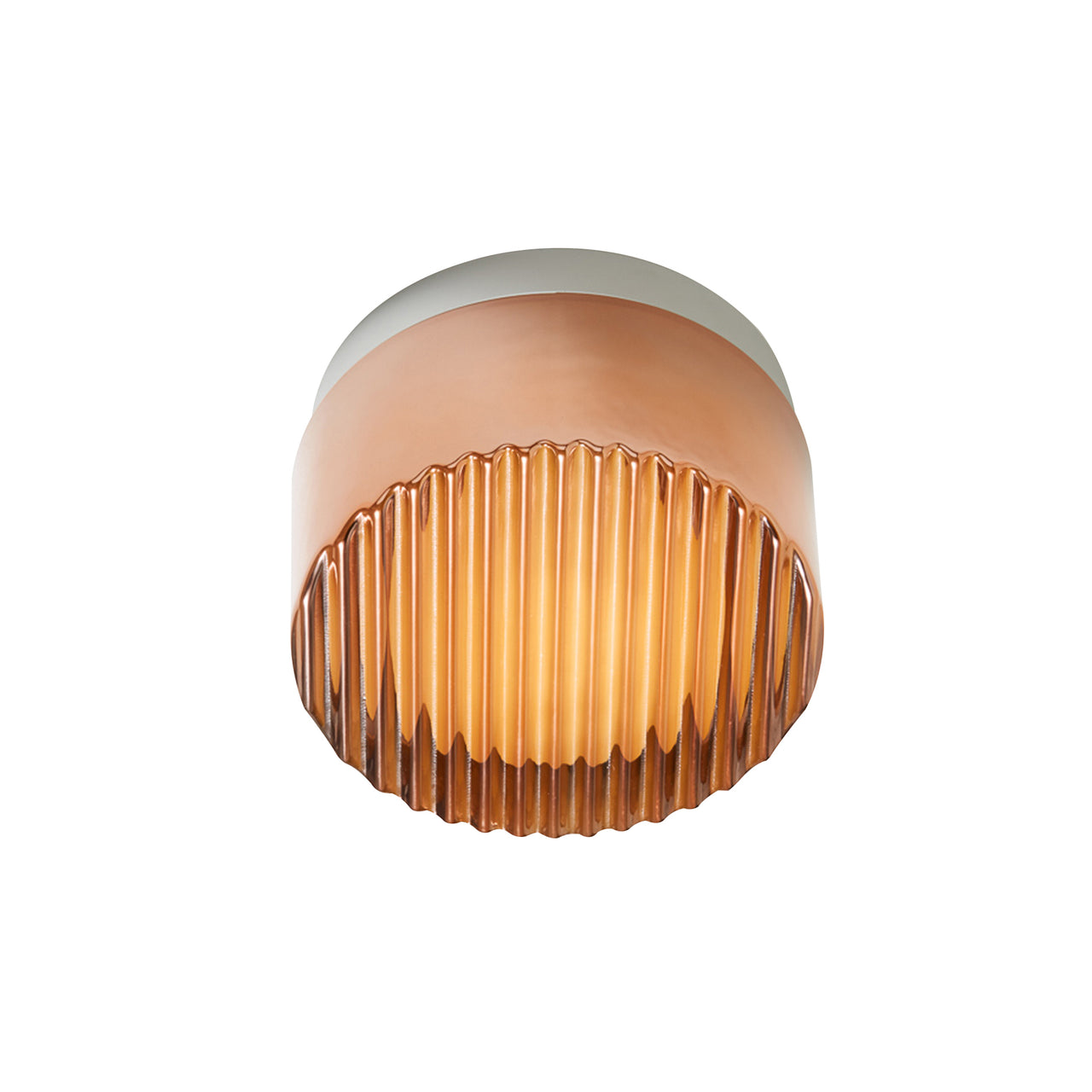 Crisp IP65 Flush Mount: Chrome Exterior + Natural Anodized