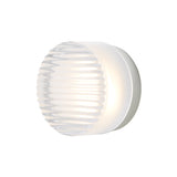 Crisp Sconce: Frosted Interior + Natural Anodized