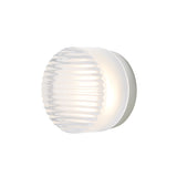 Crisp IP65 Sconce: Frosted Interior + Natural Anodized