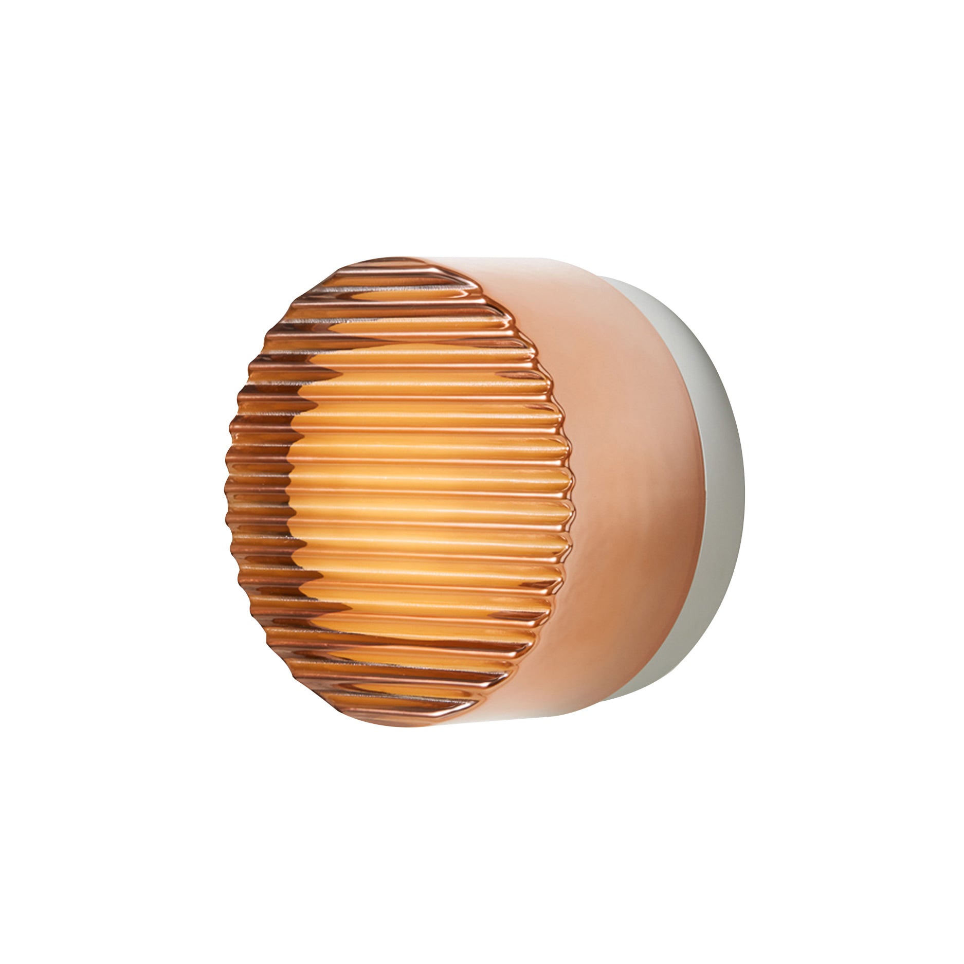 Crisp Sconce: Chrome Exterior + Natural Anodized