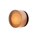 Crisp IP65 Sconce: Chrome Exterior + Black Anodized