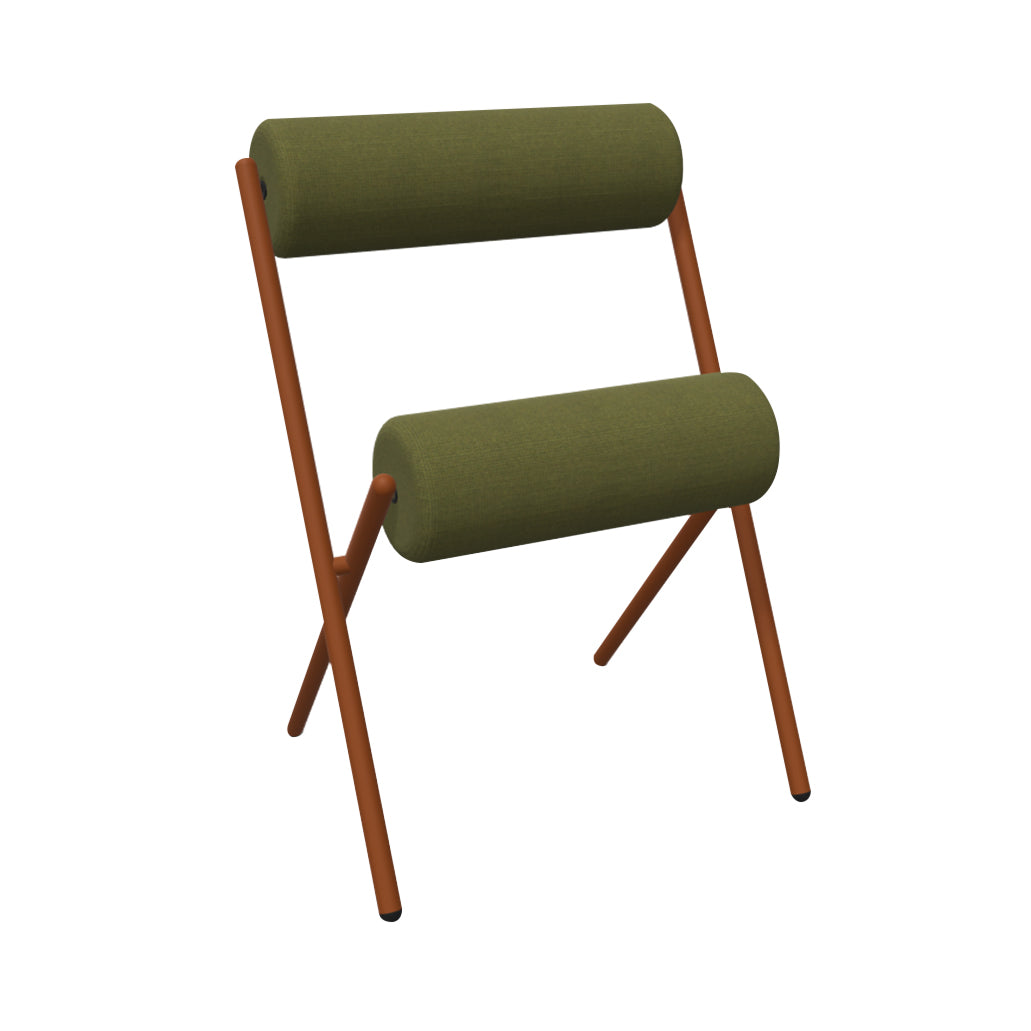 Roll Stacking Chair: Calabaza Matt Lacquered