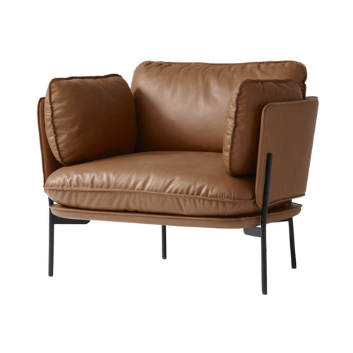 Cloud LN1 Lounge Chair: Warm Black