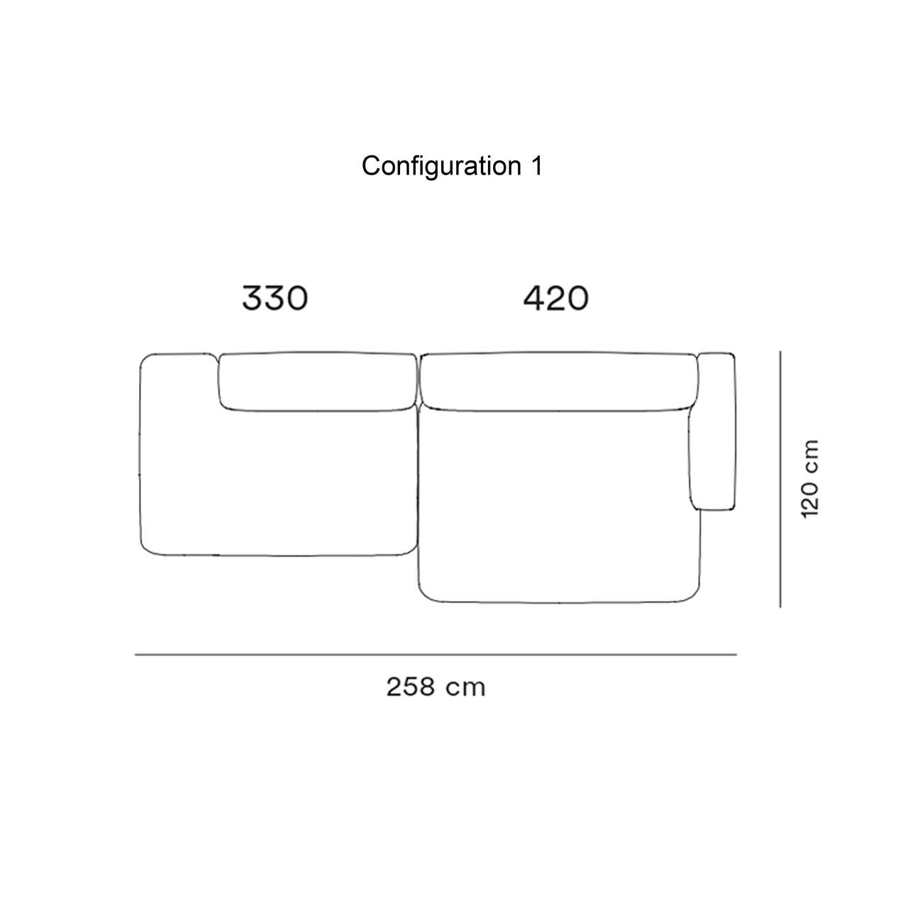 Rope Modular Sofa: 2 Seater