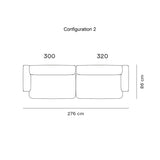 Rope Modular Sofa: 2 Seater