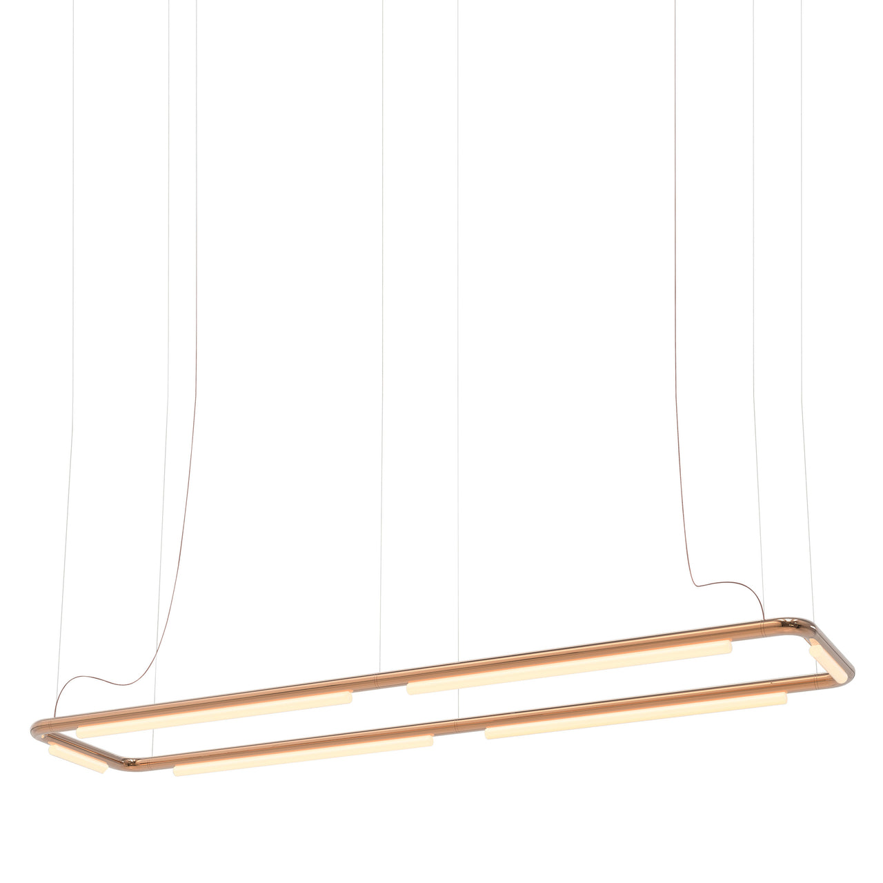 Pipeline CM8 Pendant Light: Copper + Copper