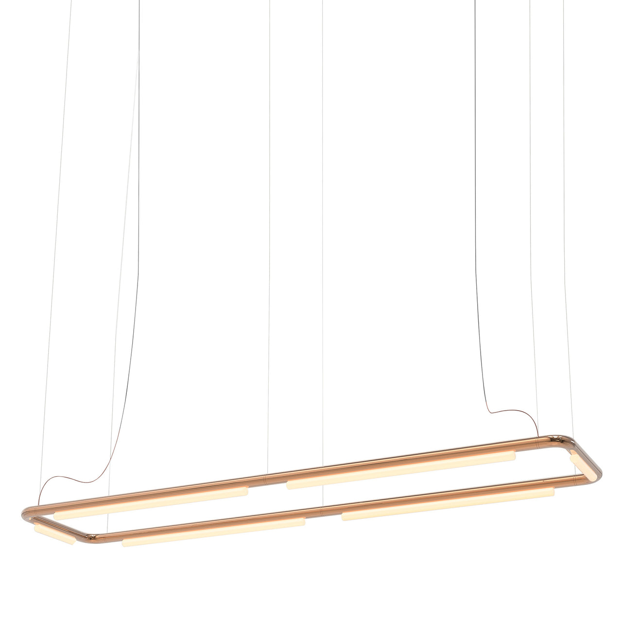 Pipeline CM8 Pendant Light: Copper + Copper