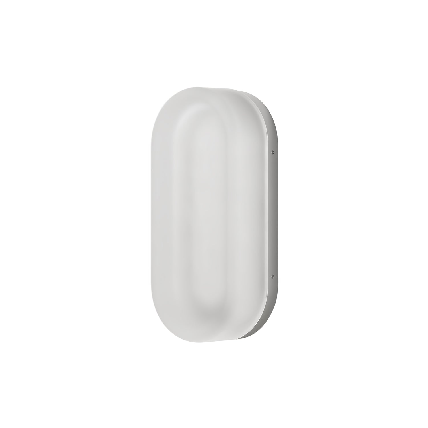 Dimple Dash Lamp: Frosted Glass + Aluminum Natural
