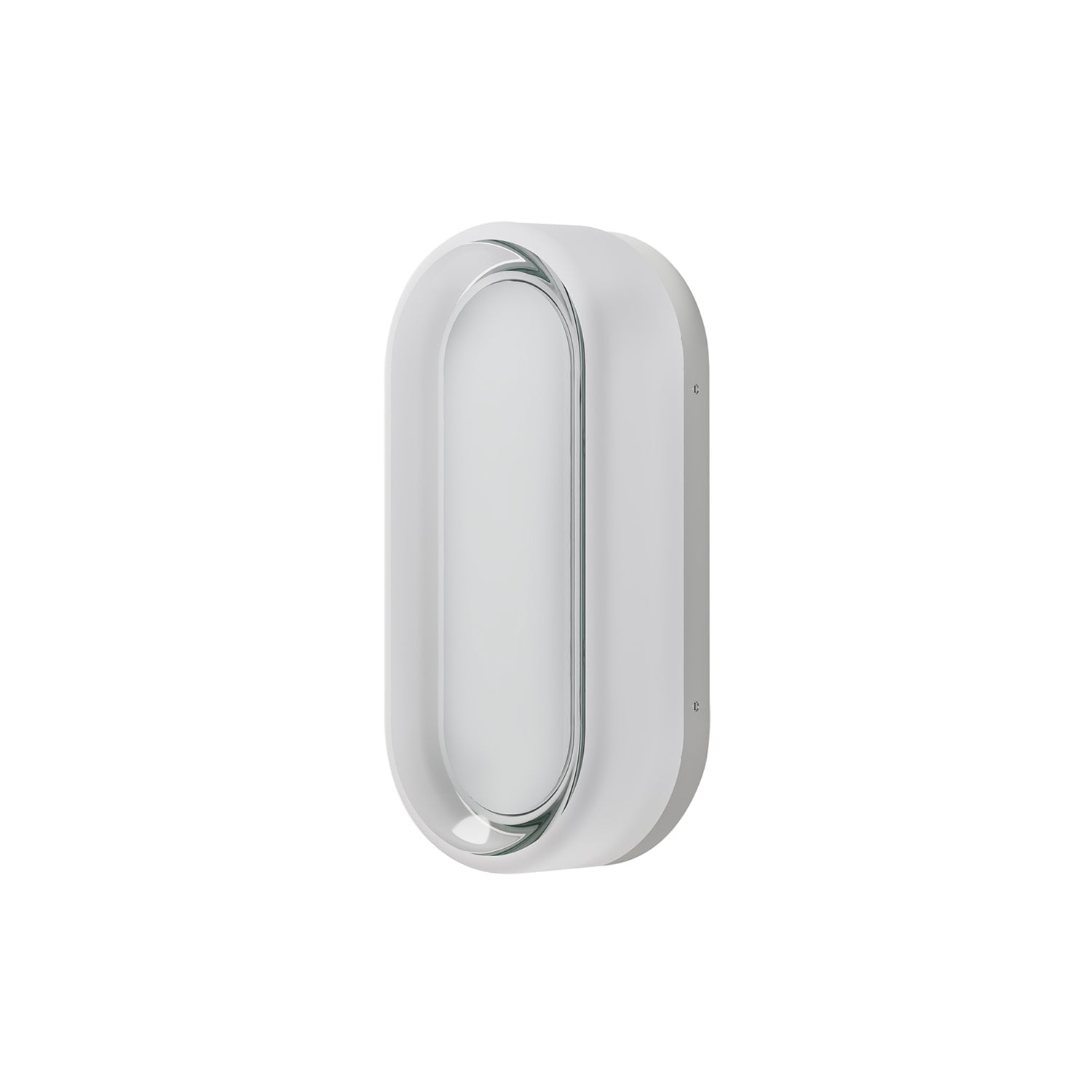 Dimple Dash Lamp: White Interior + Aluminum Natural