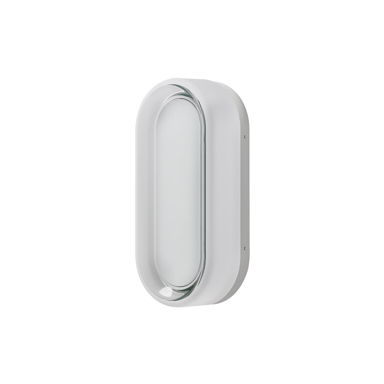 Dimple Dash Lamp: White Interior + Aluminum Natural