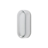 Dimple Dash Lamp: White Interior + Aluminum Natural