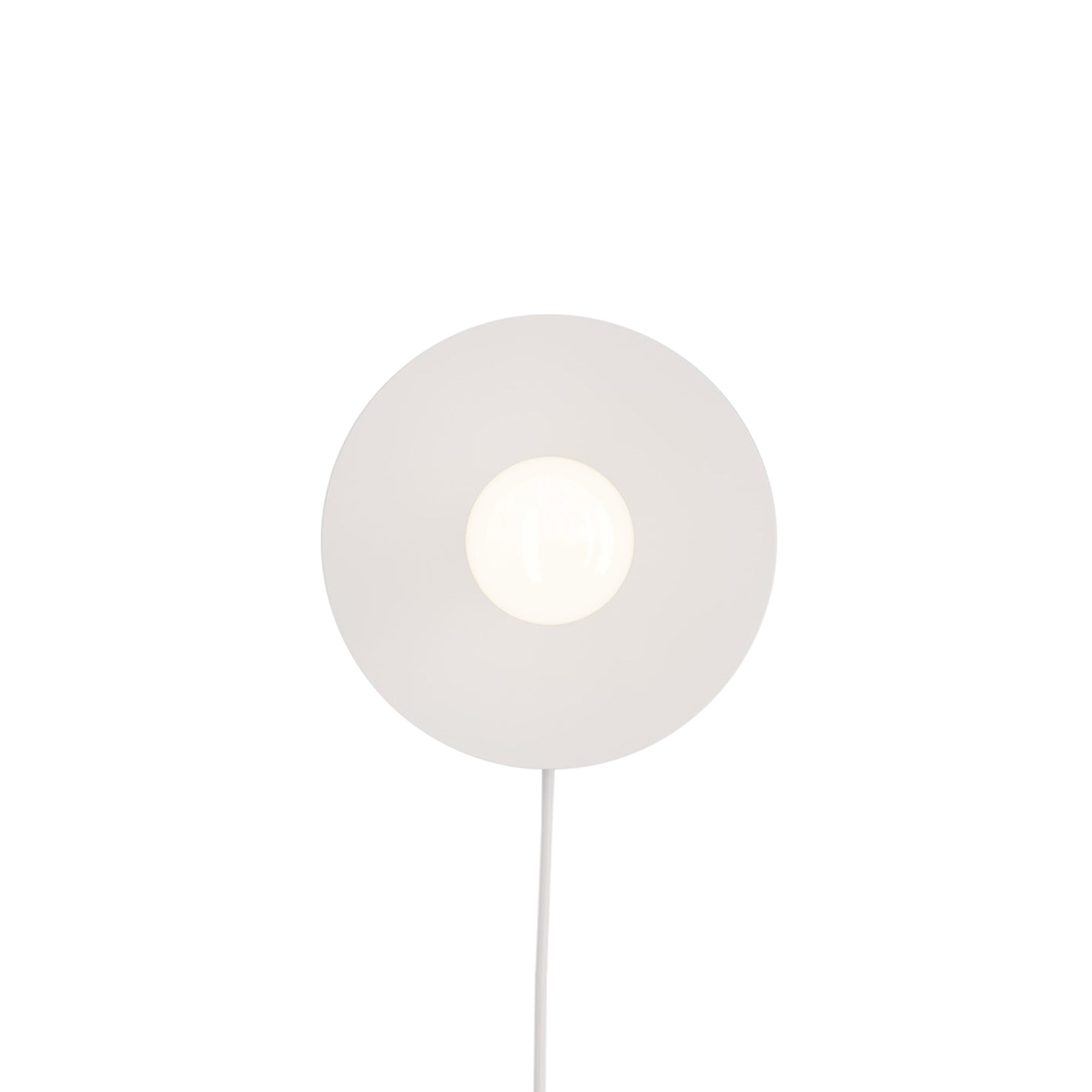 Dot Wall Lamp: Textured White