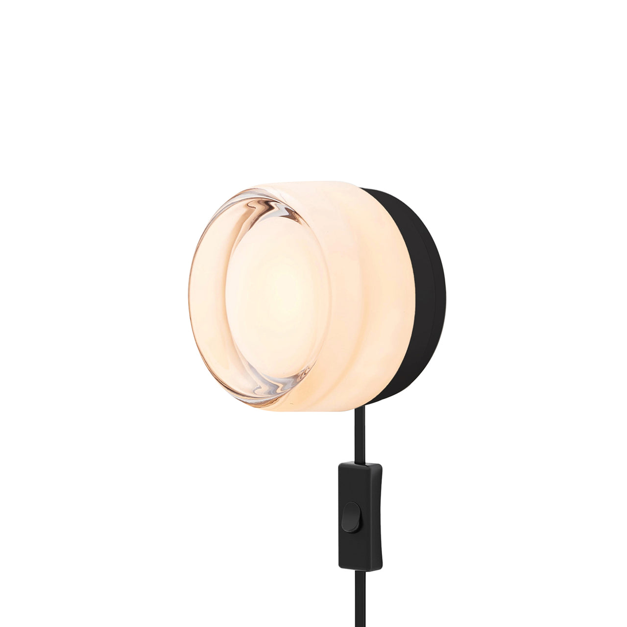 Dimple Corded: White Interior + Black Anodized