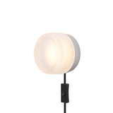 Dimple Corded: Frosted Glass + Natural Anodized