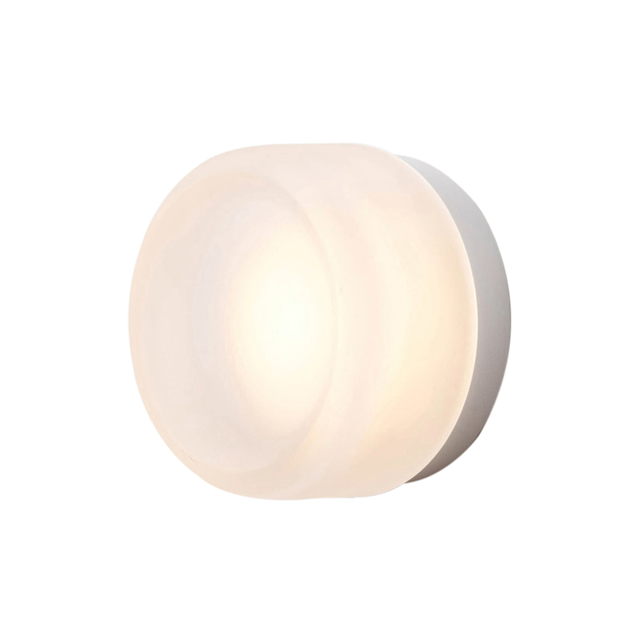 Dimple Sconce: Frosted Glass + Natural Anodized