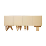 Multileg Cabinet: Egg Yolk Ash FT25 + Configuration 4