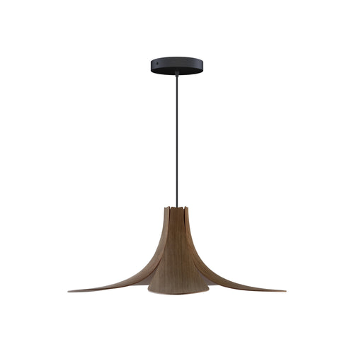 Jazz Pendant: Dark Oak + Black + Canopy