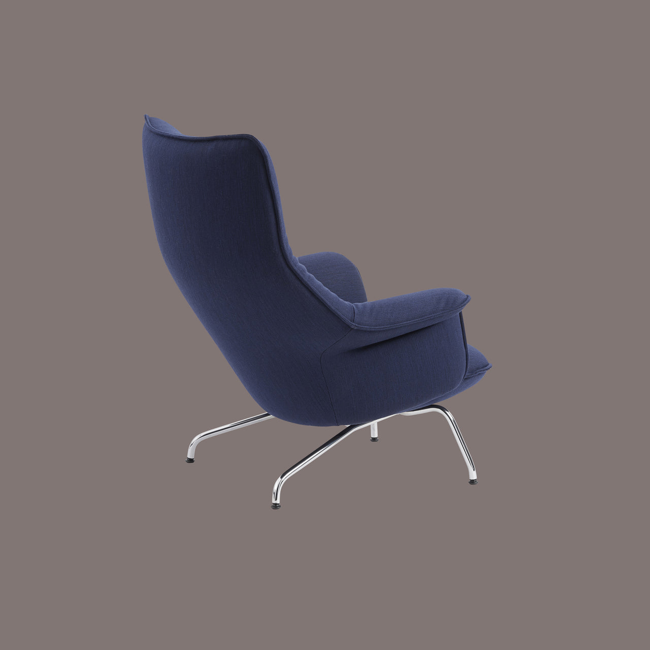 Doze Lounge Chair: Tube Base - Quick Ship