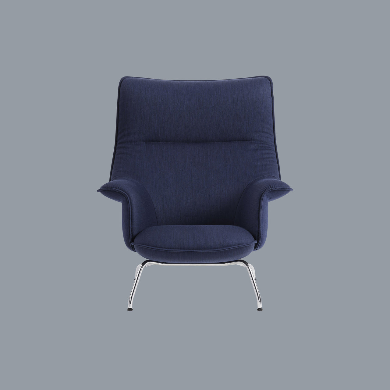 Doze Lounge Chair: Tube Base - Quick Ship