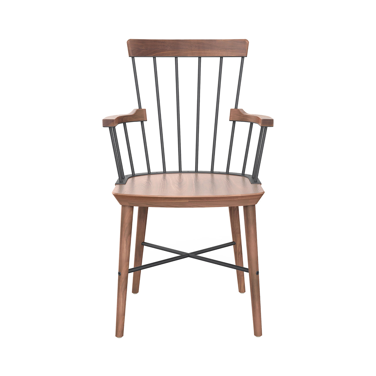 Exchange Highback Chair: Natural Walnut