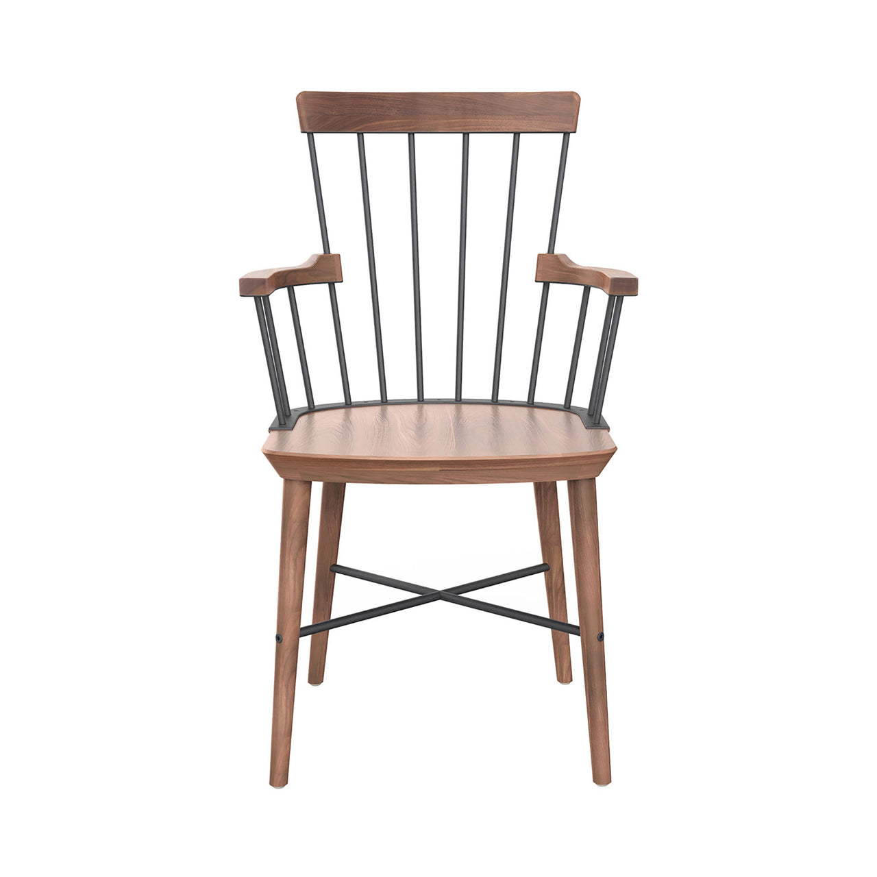 Exchange Highback Chair: Natural Walnut